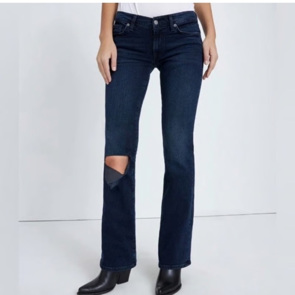 7 For All Man Kind Low Rise Original Boot Cut Jeans NWT
